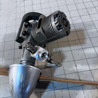 WEBRA Single Cylinder RC Plane Engine with Prop