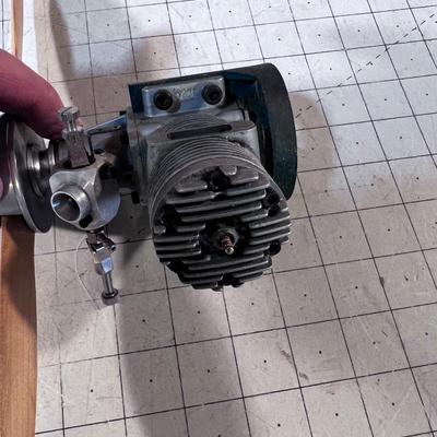 WEBRA Single Cylinder RC Plane Engine with Prop