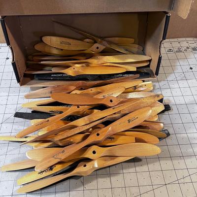 Shoe Box full of Top Flight Propellers , Appear to be NEW  