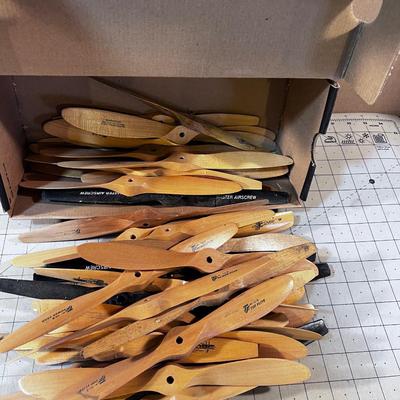 Shoe Box full of Top Flight Propellers , Appear to be NEW  
