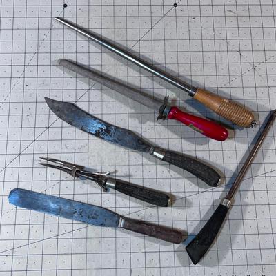 Carving Set and Sharpening Steel
