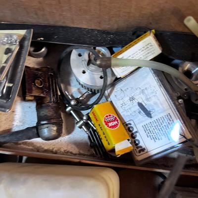 RC Plane Engine Bits and Pieces with3 Engines that are empty. 