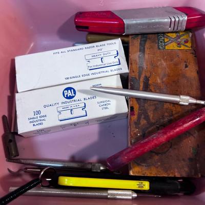 Knives and Razor Blades, All for Cutting 