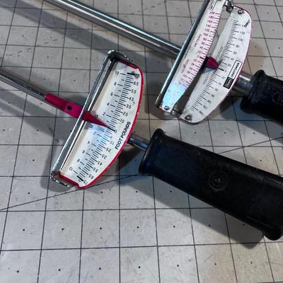 Torque Wrench (2) 1/2 & 3/8" 