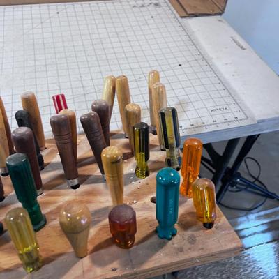 Carving Tools and Board Holder
