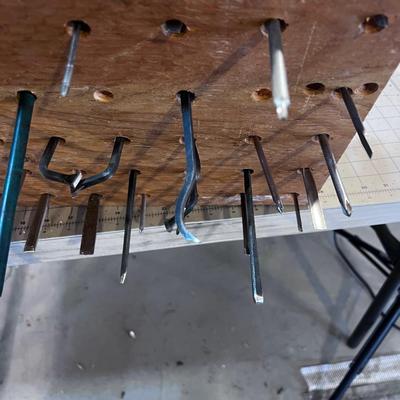 Carving Tools and Board Holder