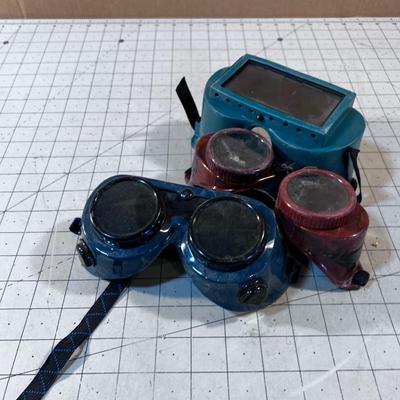 3 Pairs of Welding Goggles