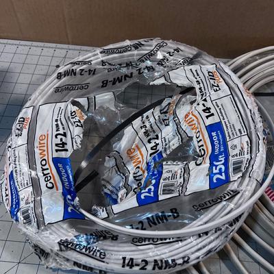 2 Partial Roll of 12-2 and 14-2 Electrical Wire