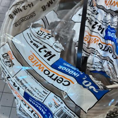 2 Partial Roll of 12-2 and 14-2 Electrical Wire