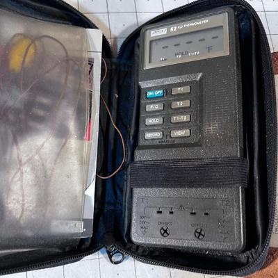 Testers and a Thermometer (3 Instruments) 