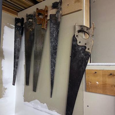 5 Wood Hand  Saws  30" 