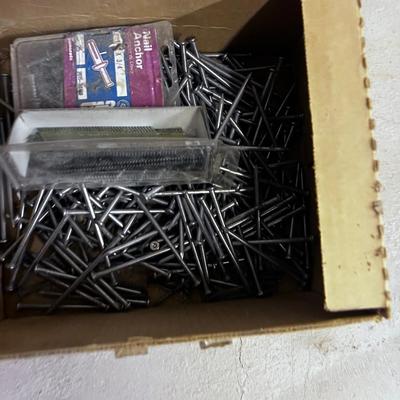 3 Partial Boxes of Nails 