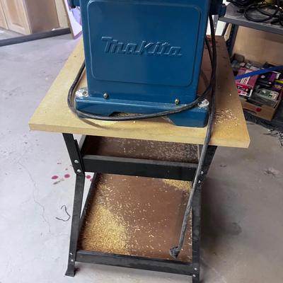 Makita Model 2012 - 12" Planer on stand. 