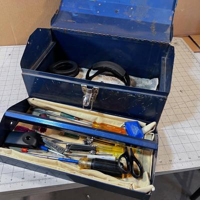 Tool Box with some Tools in it