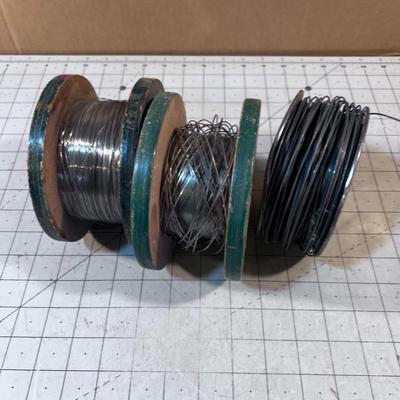 3 Reels of Steel Wire