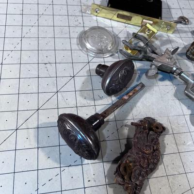 Vintage Hardware, coat Hooks etc.