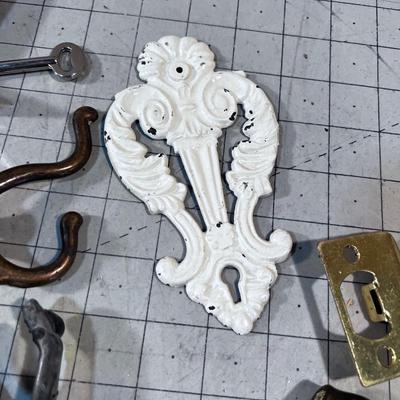 Vintage Hardware, coat Hooks etc.