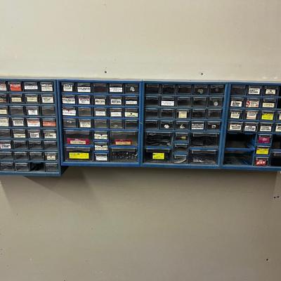 4 Parts Bins on the WALL 