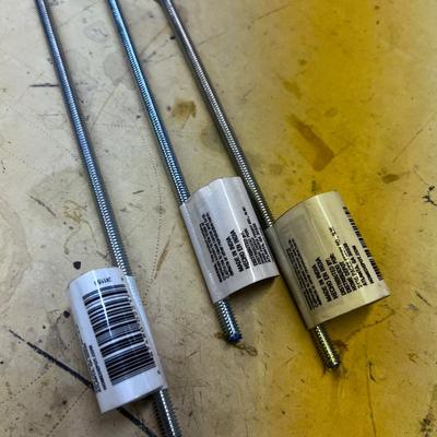 3 pieces1/4" - 20 Thread All 