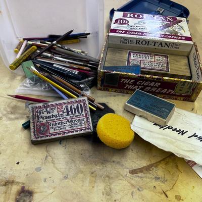 Pencil and Drawing Sticks 