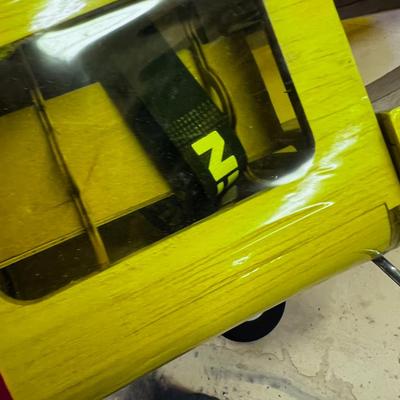 RC Model Air Plane YELLOW with RED NOSE