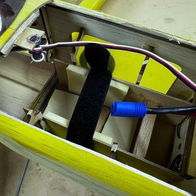 RC Model Air Plane YELLOW with RED NOSE