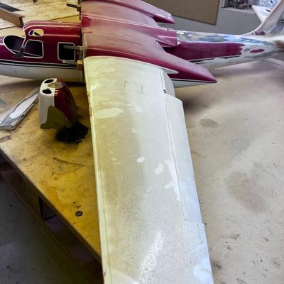 Twin Engine RC Airplane White RED