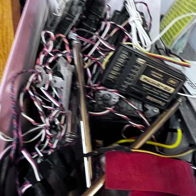 Cupboard Full of OBSOLETE Radio Controllers and other Parts and Accessories, plus Manual etc. 