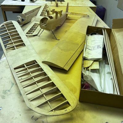 3 BALSA WOOD Un-finished Planes 