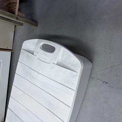 Large Storage Tub with White Lid