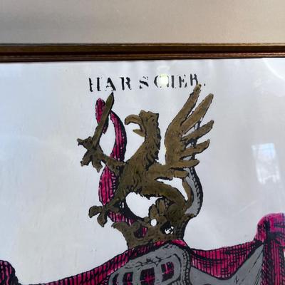 Harscher Coat of Arms, Framed 
