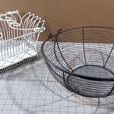 Metal Baskets Decorative