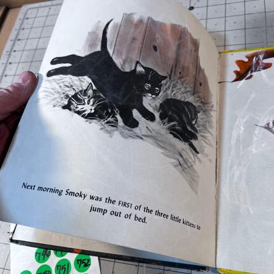 Antique Children's Book Titled SMOKEY, The Little Kitten Who Didn't Want too! 