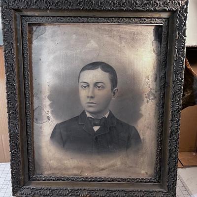 Antique Painting of a Young Gentleman in need of RESTORATION!
