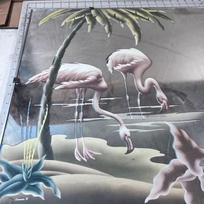 Pink Flamingo MIRROR - Turner 