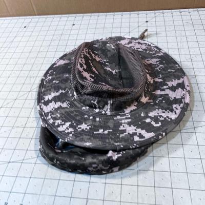 Digital Camo Booney Hat Size Small