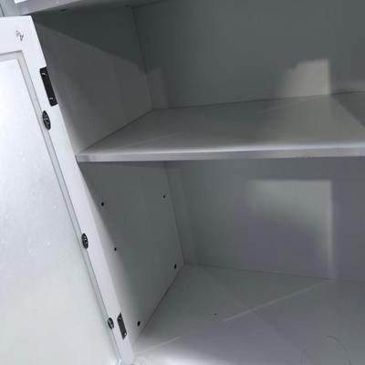 White Melamine Cupboard 
