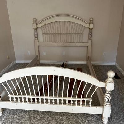 Cream Color Bed 