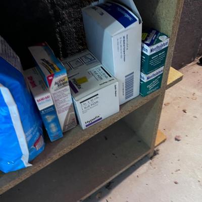 All the Toiletries in the Storage