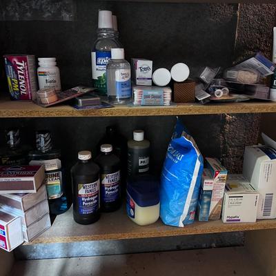 All the Toiletries in the Storage