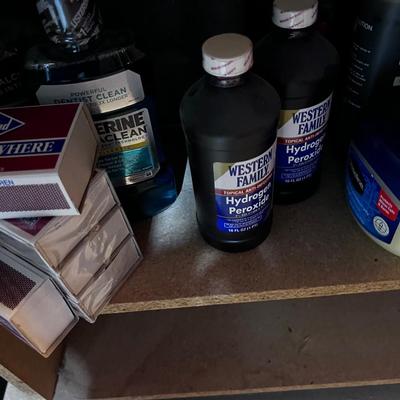 All the Toiletries in the Storage