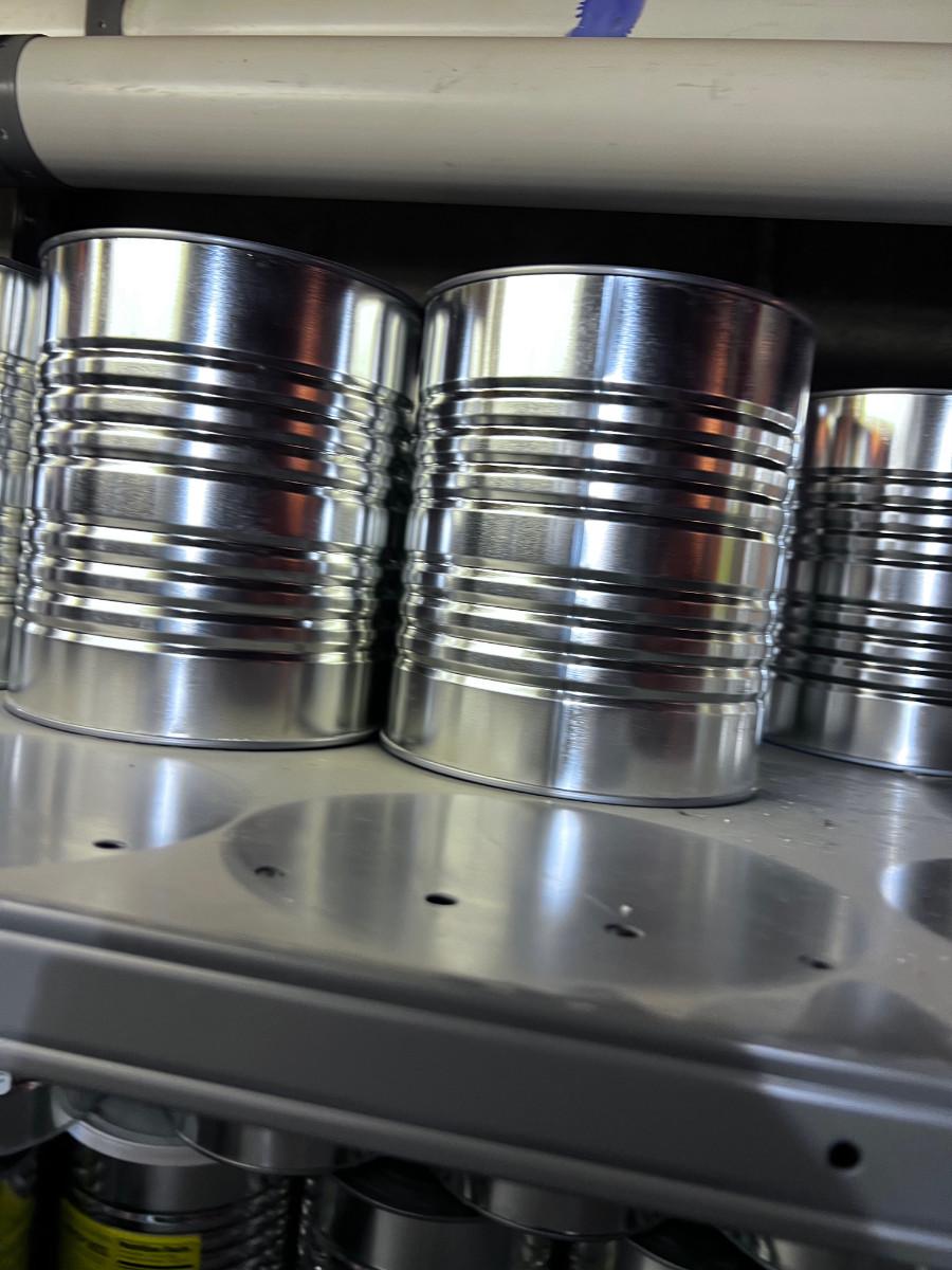 All the 10 Cans of Food Storage (approx. 60 Cans)