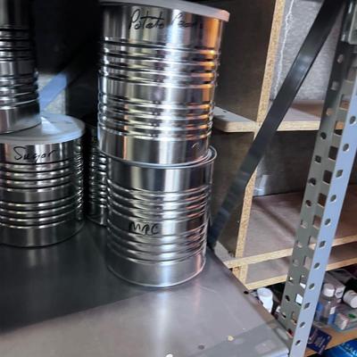 All the #10 Cans of Food Storage (approx. 60 Cans) 
