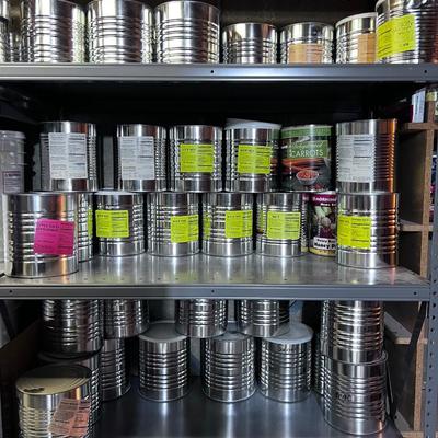 All the #10 Cans of Food Storage (approx. 60 Cans) 
