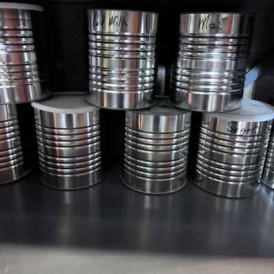 All the #10 Cans of Food Storage (approx. 60 Cans) 