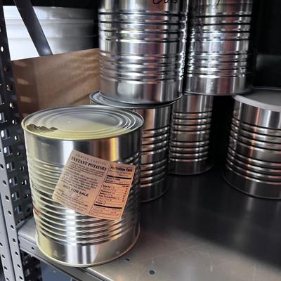 All the #10 Cans of Food Storage (approx. 60 Cans) 