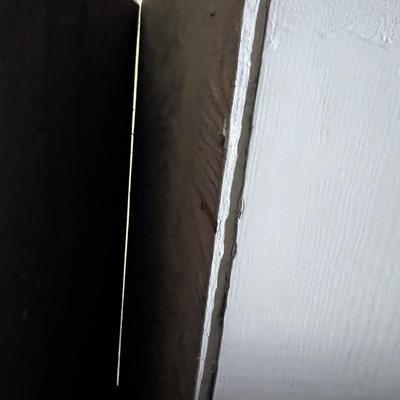 White Frosted Glass Cupboard OLD! 