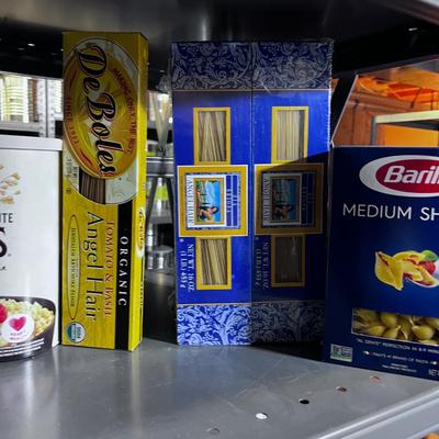 2 Shelves of Food and Beverages 