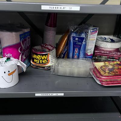 Paper Products: Toilet Paper, Napkins, Plates Etc. 