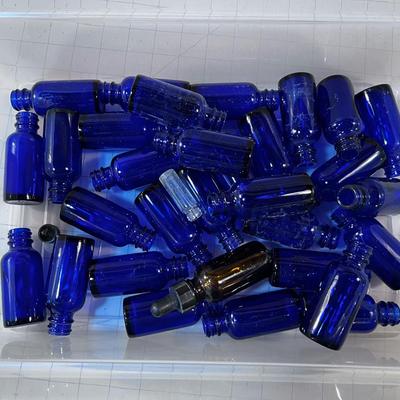 Blue Potion Bottles for Magic Making